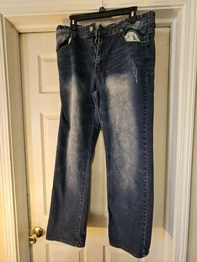 Carbon Men's Relaxed Straight Freedom Flex 36/32 Jeans